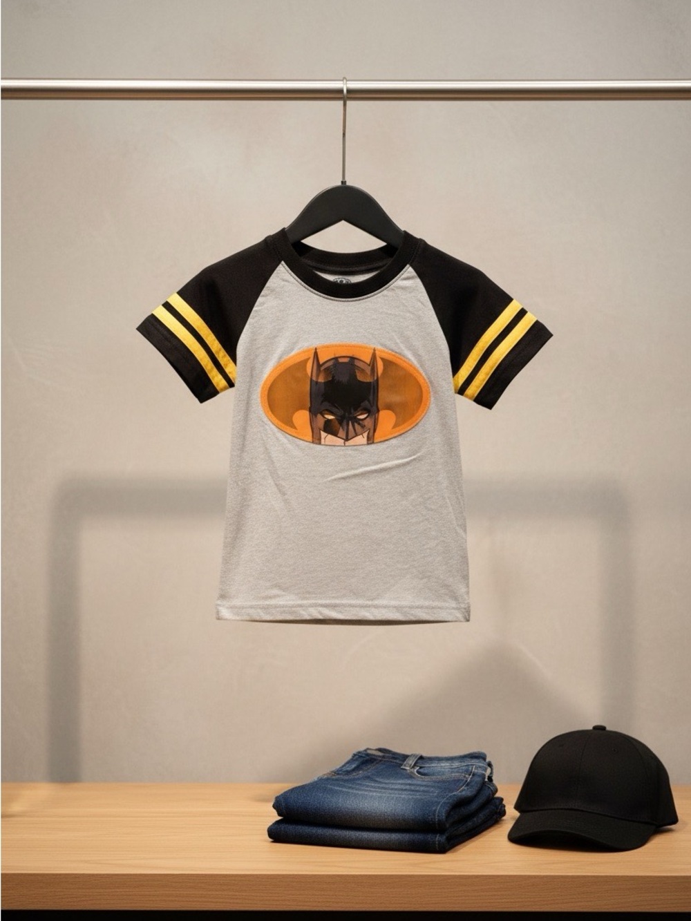 BATMAN HOLOGRAM BATMAN T-SHIRT SIZE 2T